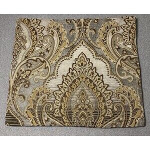 Vintage BILTMORE Tapestry PAISLEY 54”x23” Curtain Panels (SET OF 2)